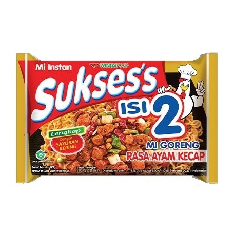 

Suksess Mi Goreng Ayam Kecap Isi 2 129gr