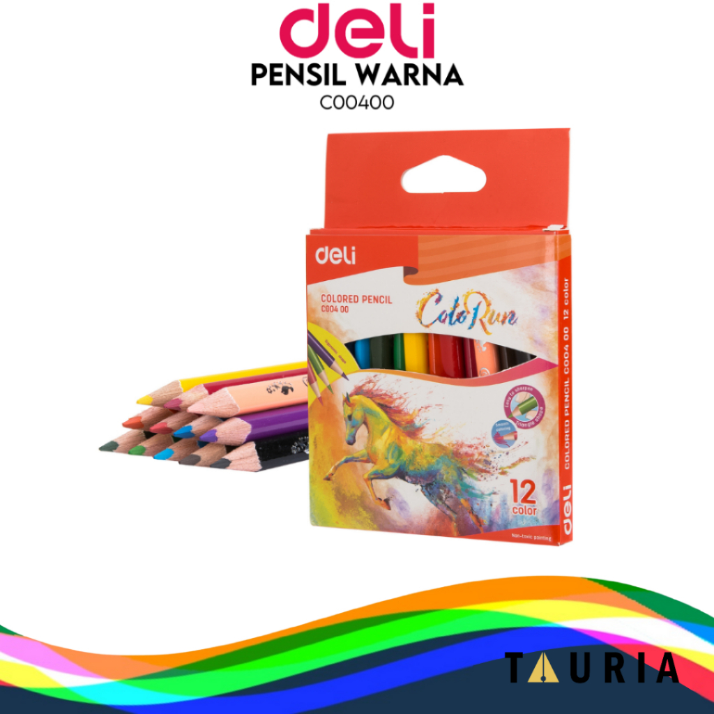 

DELI PENSIL WARNA PENDEK 12 WARNA C00400