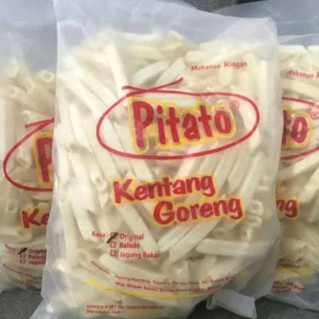 

Pitato Kentang Goreng Rasa Original Snack 250 g