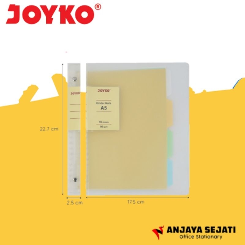 

Map Binder Joyko A5 Transparan | Satuan