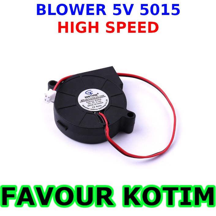 TURBO FAN MINI BLOWER KIPAS PENDINGIN BRUSHLESS DC 5V KEONG FVKOTIM