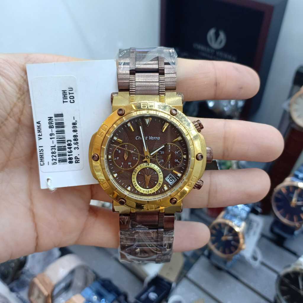 Jam Tangan Original Wanita Christ Verra CV-52283L
