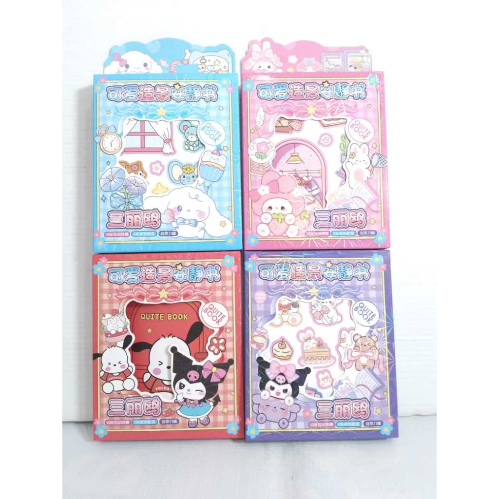 

Gabybelle-Sticker Book Quiet Book Melod Kurom Sanri Oh House Tour