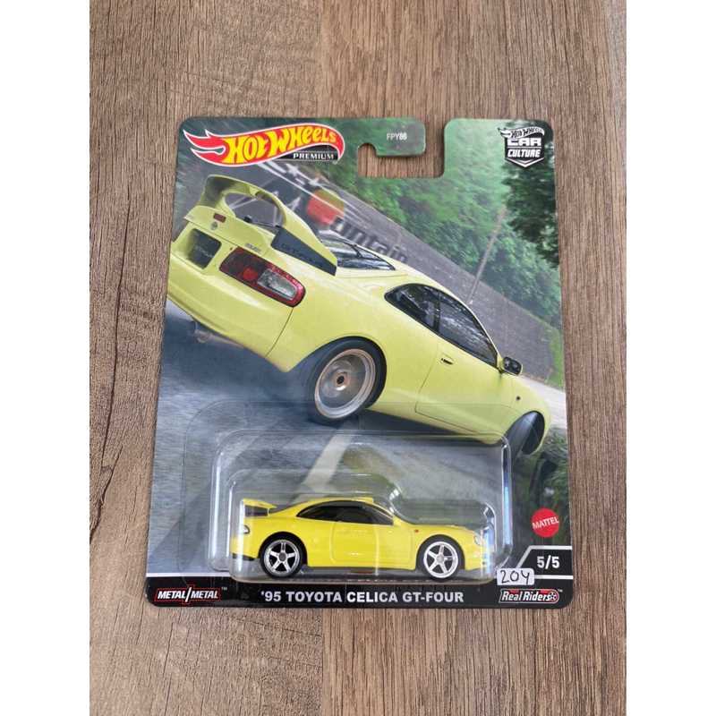 HOTWHEELS PREMIUM '95 TOYOTA CELICA GT-FOUR