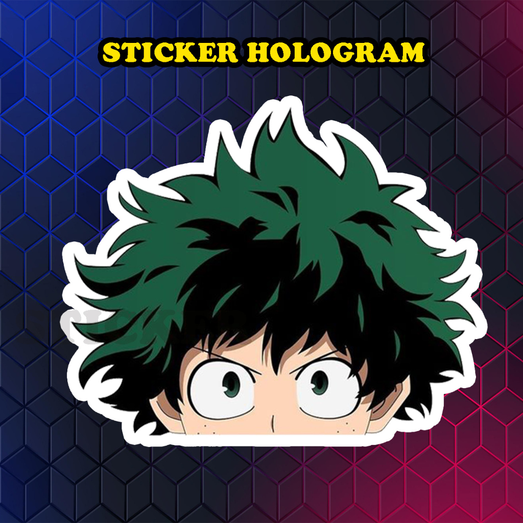 

Stiker Hologram Izuku Midoriya ukuran 8 cm