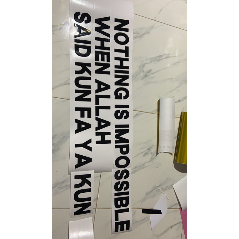 STICKER CUTTING DEKORASI / WEDDING / ENGAGEMENT / AKRILIK / GRADUATION / CUSTOM / TRANSPARAN