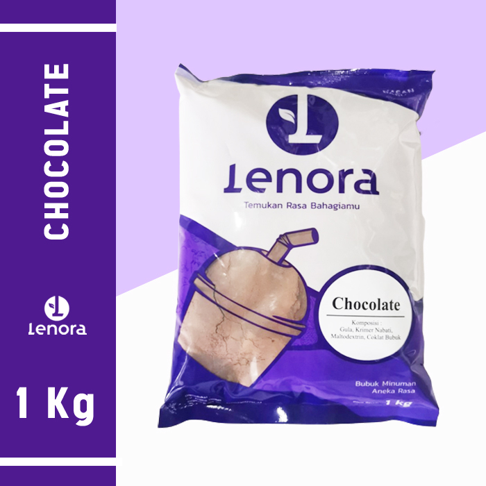 

Bubuk Minuman rasa Chocolate / Serbuk Minuman / Powder Drink Rasa Coklat kemasan 1 kg Lenora