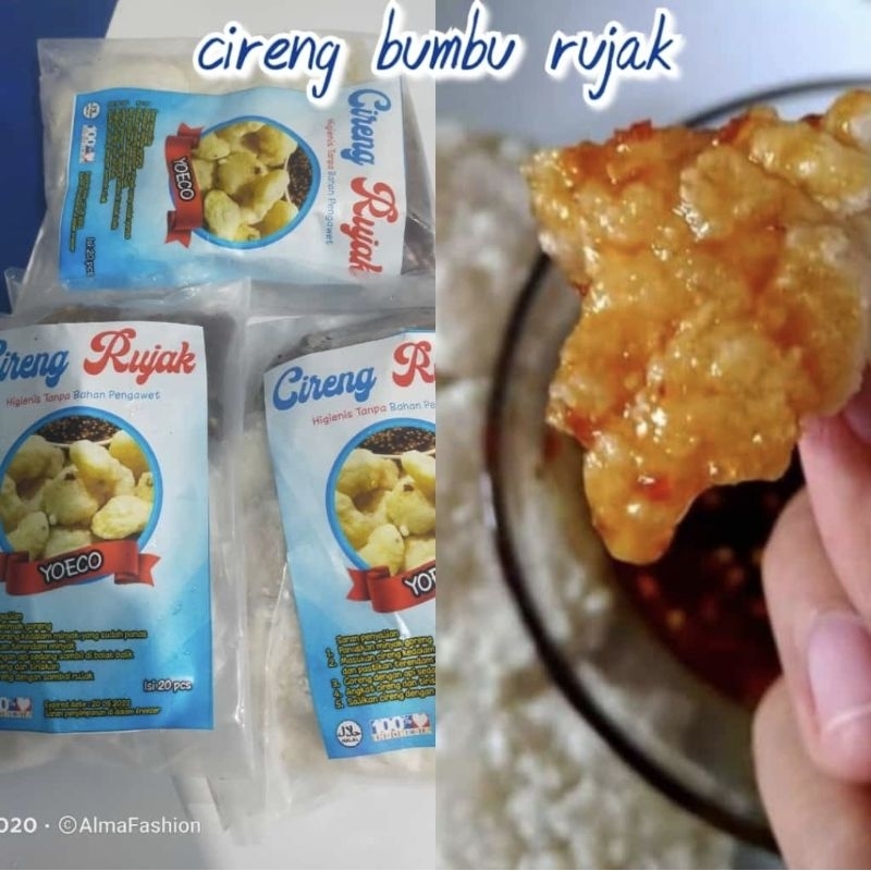 

Cireng Bumbu Rujak Isi 20