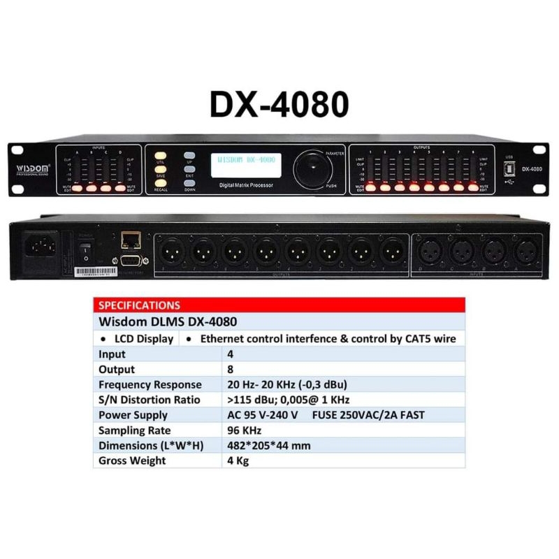 DLMS Wisdom dx4080 dx 4080 dx-4080 original