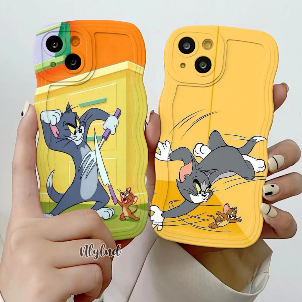 Case Tom And Jerry Tipe Hp Samsung A05 A05S A22 4G A02S A04 A13 4G A52 A51 A32 A14 A53 5G  / Softcas