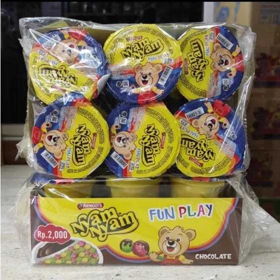 

SS - Nyam Nyam Fun Play Bubble Puff Chocolate isi 12pcs / Nyam Nyam Fun Play