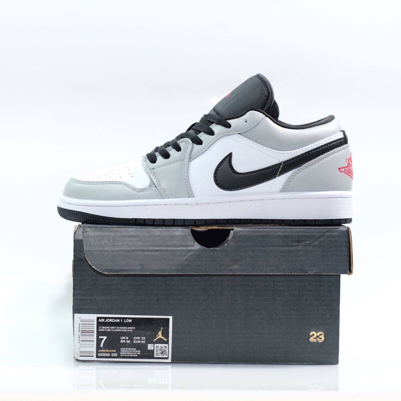 NIKE AIR JORDAN 1 LOW LIGHT SMOKE GREY || SEPATU NIKE 100% ORIGINAL
