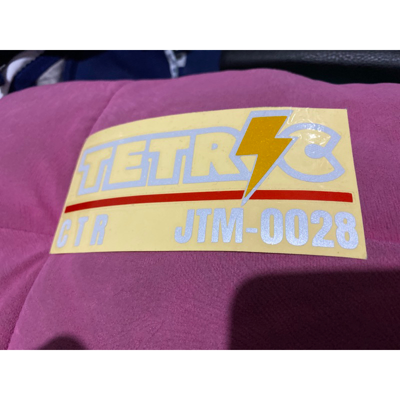 

stiker nomor lambung TETRIC Indonesia