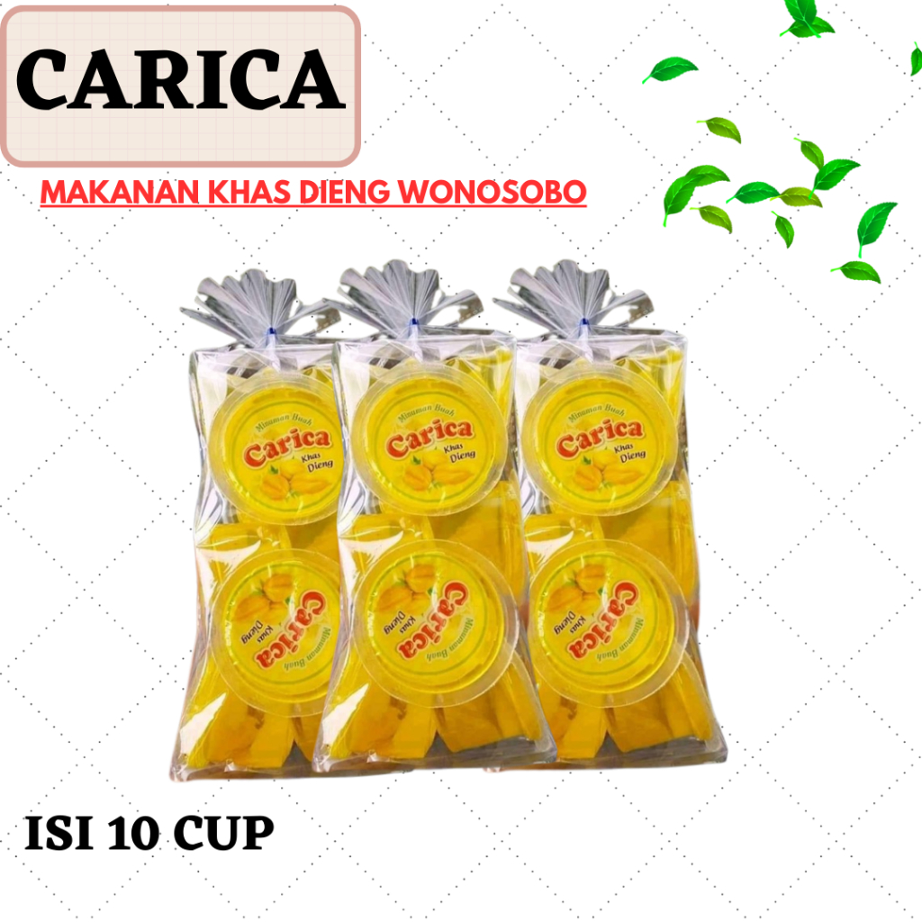 Carica Dieng Isi 10 Cup Oleh Oleh Khas Wonosobo