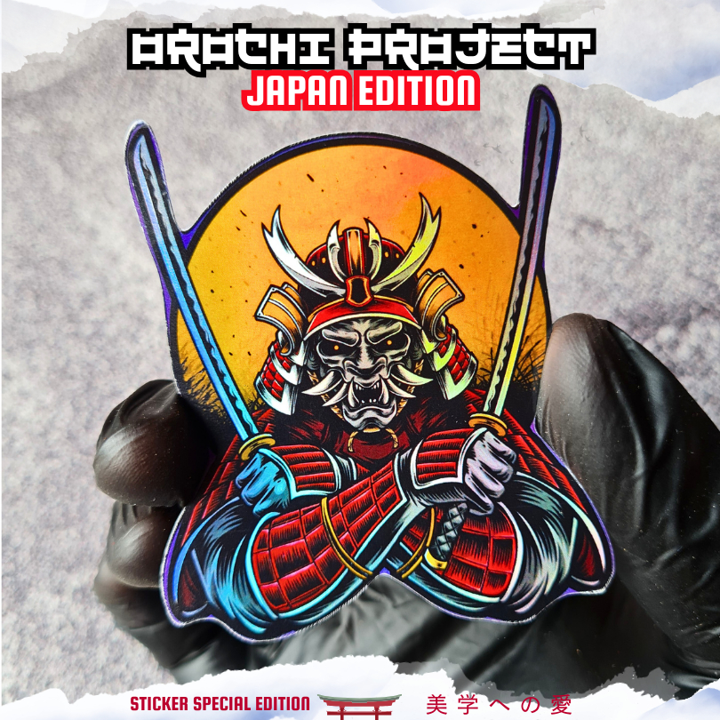 

Sticker Stiker Algojo Samurai Bushido Ronin Japan Japanese Oriental Culture Special Edition Hologram Glossy Anti Air HP Laptop Tumbler Motor Helm