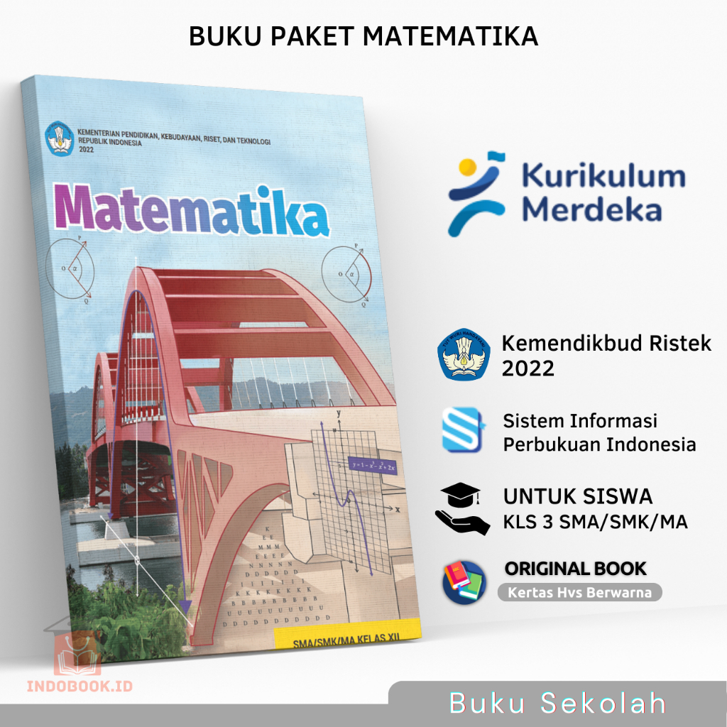 BUKU PAKET MATEMATIKA KELAS 12 SMA SMK Kurikulum Merdeka Belajar Buku Siswa Mata Pelajaran MTK Kls 3