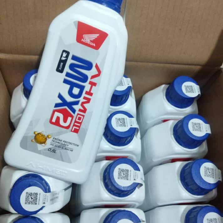 Promo Paket grosir isi 5 oli mpx 2 800 ml oli matic all honda.