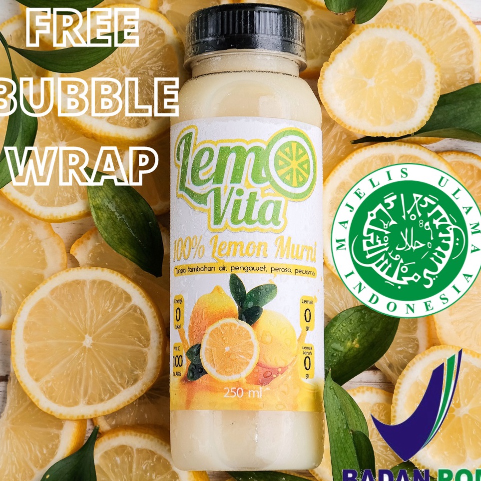 

BPOM Fresh Sari Lemon Lemovita Jus Halal Murah 250ml