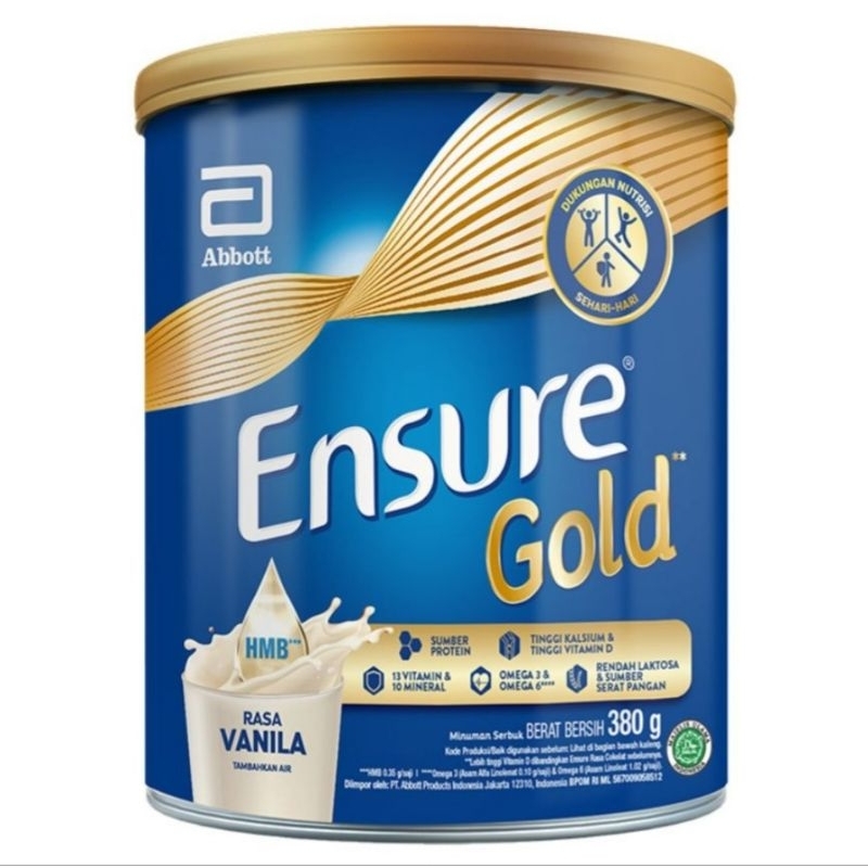 

Ensure Gold Susu Nutrisi Dewasa Vanila 380gr