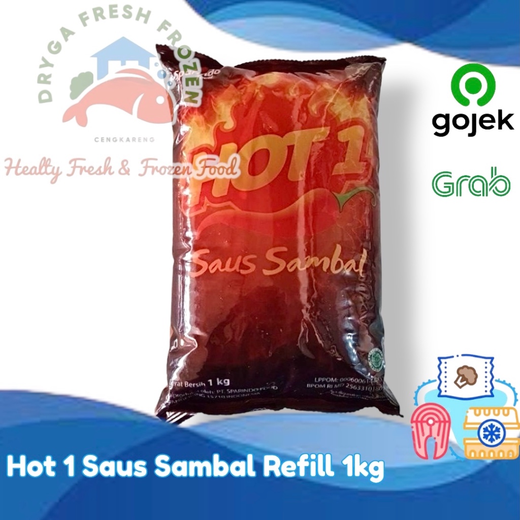 

Hot 1 Saus Sambal Extra Pedas Refill 1kg