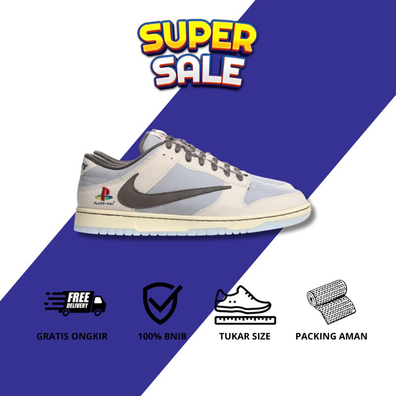 Sneakers Nike Dunk Low x Travis Scott x Playstation 100% BNIB