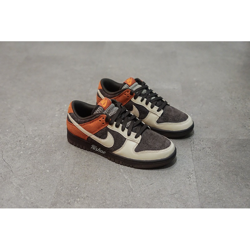 Nike Dunk Low Red Panda Velvet Brown Original Resmi