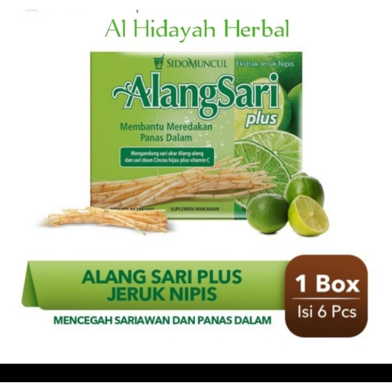 

Sido Muncul Alang Sari Ekstrak Jeruk Nipis @6Sachet (Membantu Meredakan Panas Dalam)