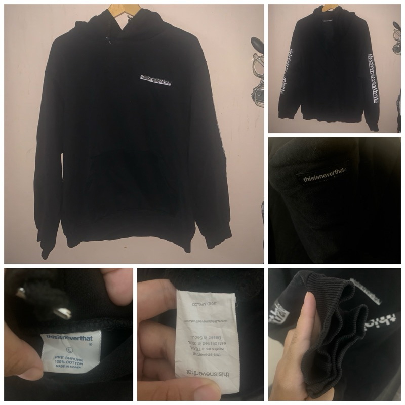 Hoodie Thisisneverthat Black L