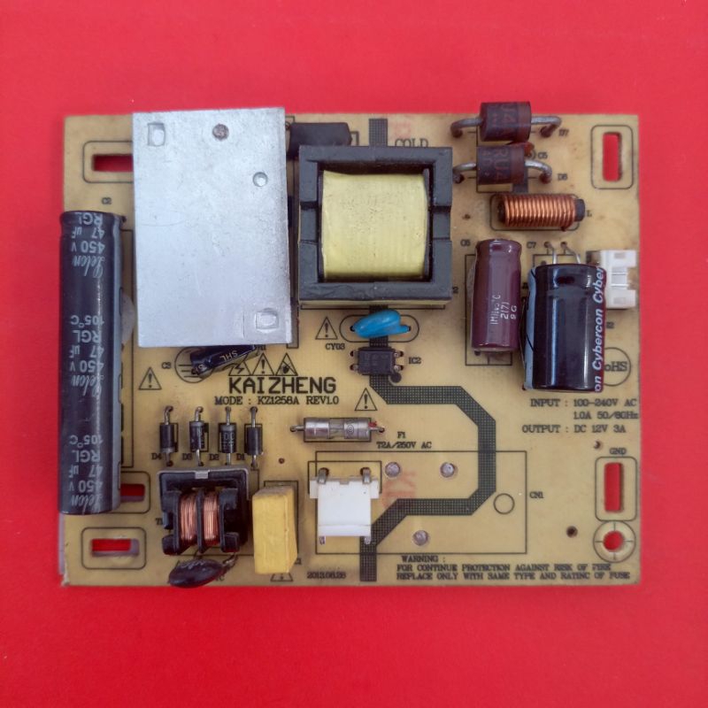power suplay regulator psu led tv Aoyama 17-A-1 original cabutan normal