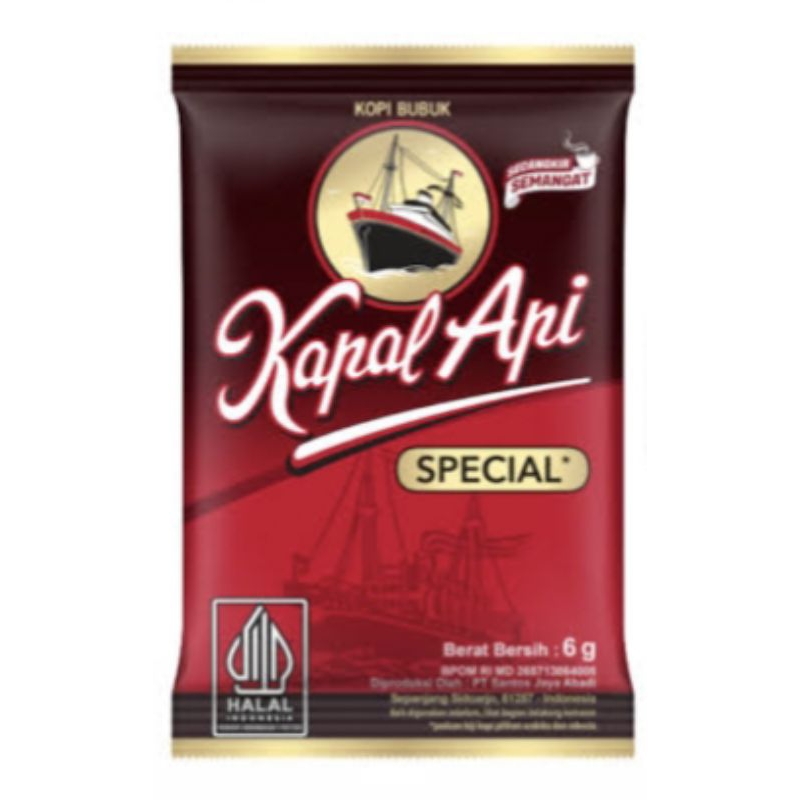 

Kopi Kapal Api Kopi Hitam Special 6gr (growceries.idn)