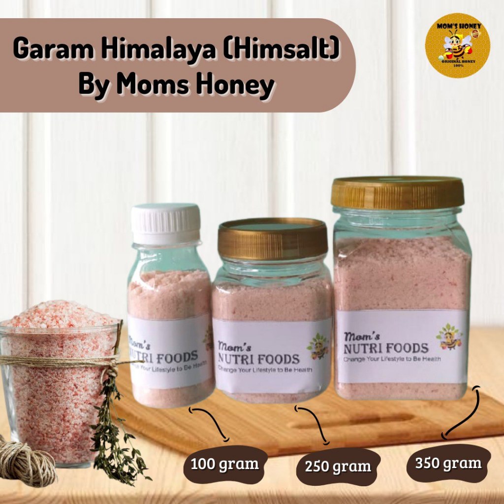 

Garam Himalaya Premium Organic 100% By Moms Honey / Himalayan Salt / Himsalt