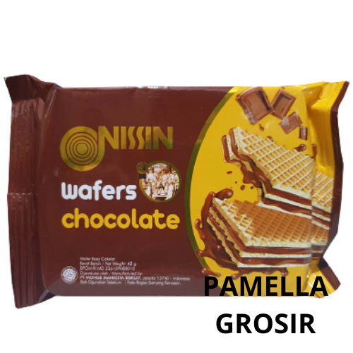 

KUE WAFER TRAVEL SIZE WAFERS ISI COKLAT CHOCOLATE WAFERS RENYAH MURAH UKURAN MINI NISSIN WAFER CHOCOLATE 52GR WAFER RENYAH ISI COKLAT LUMER HALAL SNACK makanan ringan jajanan cemilan camilan pedas asin gurih manis murah