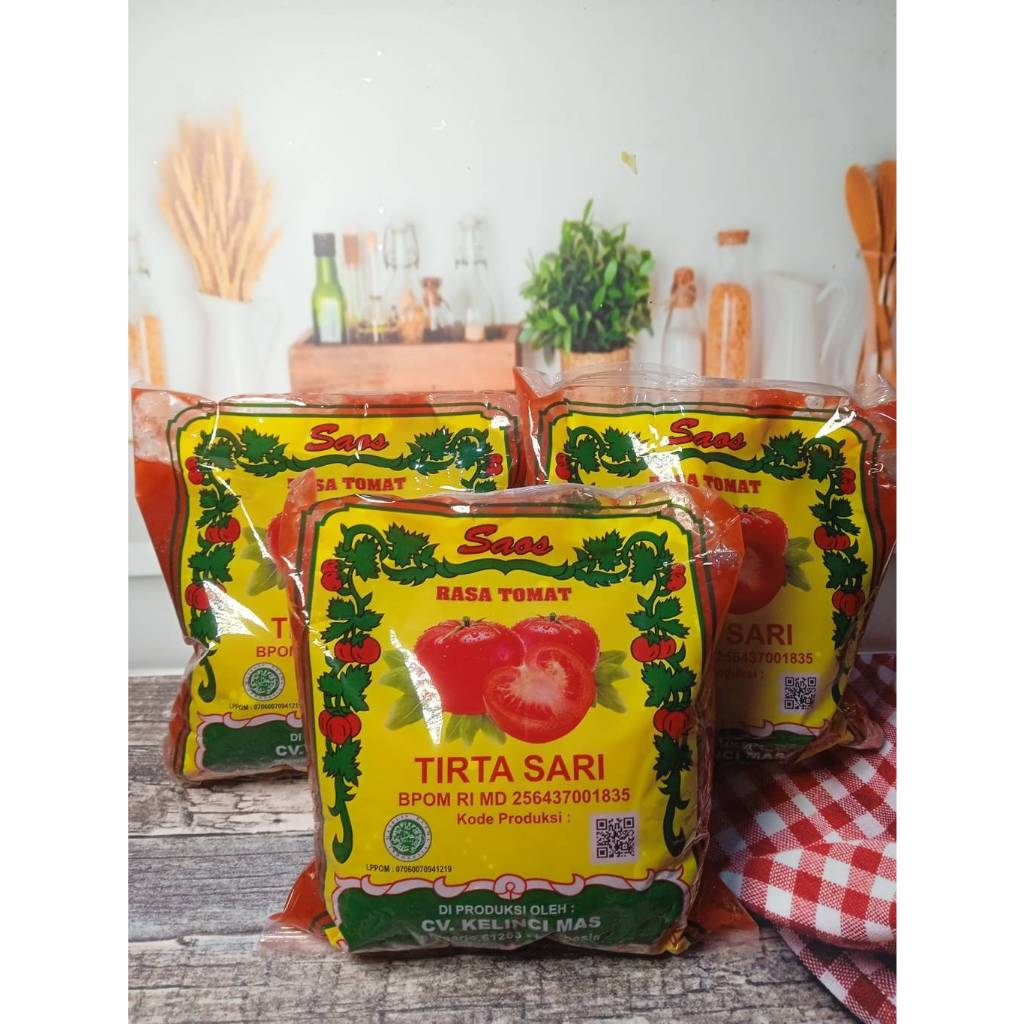 Saos Tomat Bantal / Saos Sambal Bantal Cap Tirta Sari 400 gram