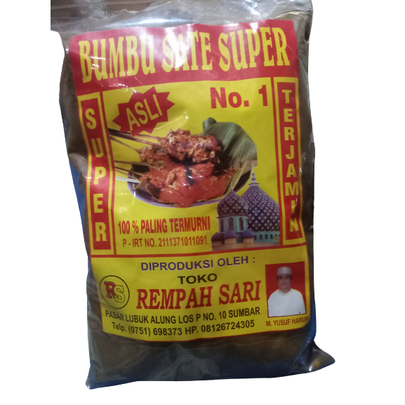 

Bumbu Sate Rempah Sari Asli Pariaman 1kg