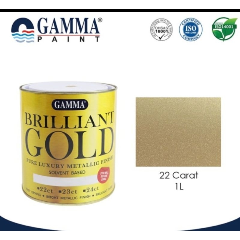 Brillian Gold/Cat Metalic By Gamma paint