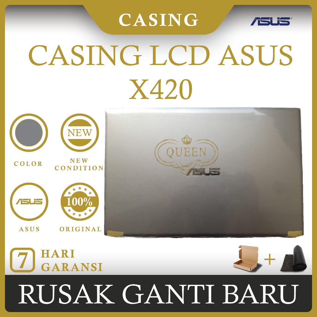 CASING COVER LCD LAPTOP ASUS X420 ORIGINAL