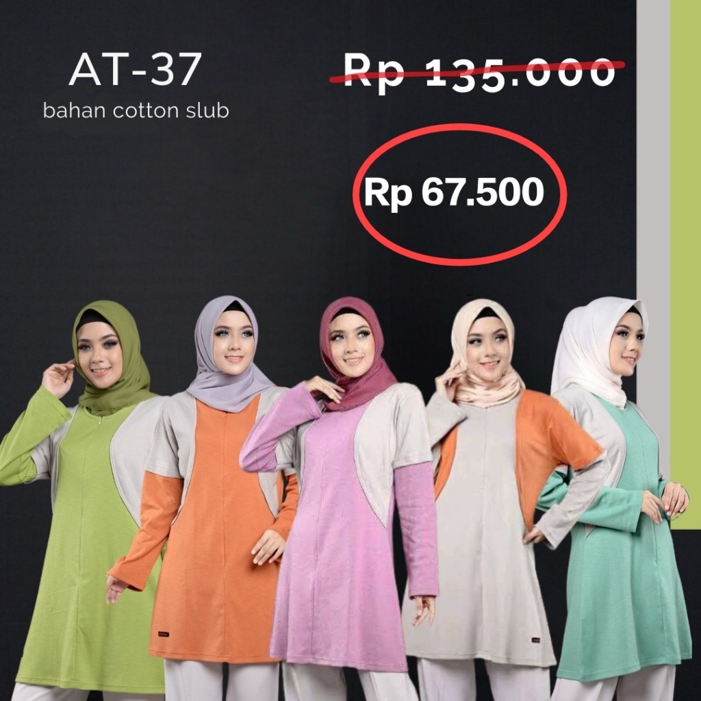 [CLEARANCE SALE] PROMO ATASAN RAHNEM || ATASAN MUSLIM RAHNEM || AT 37