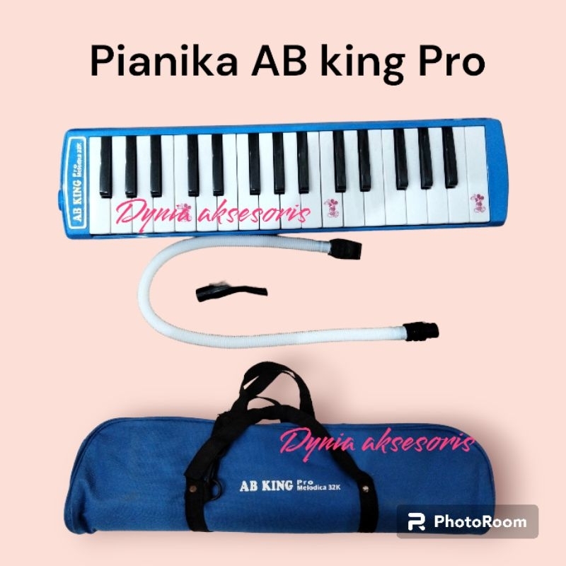 Mainan anak PIANIKA AB KING PRO piano tiup drum band asli alat musik tiup berkualitas