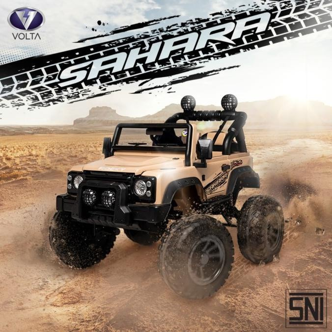 VOLTA 5023 JEEP ROCKY MONESTER SAHARA MOBIL AKI MAINAN ANAK