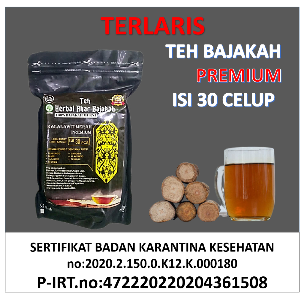 

TEH Akar Bajakah Merah Kalalawit ASLI TEH CELUP isi 30pcs Asli Kalimantan Teh Celup Bajakah Premium