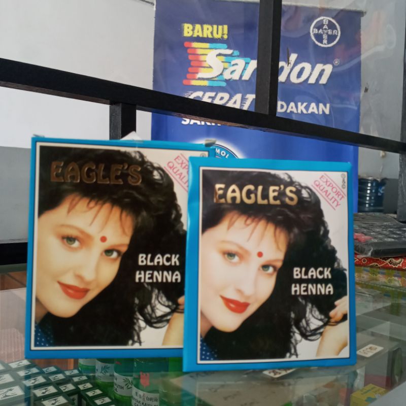 HENNA HITAM BLACK HENNA PEWARNA RAMBUT 1 PCS