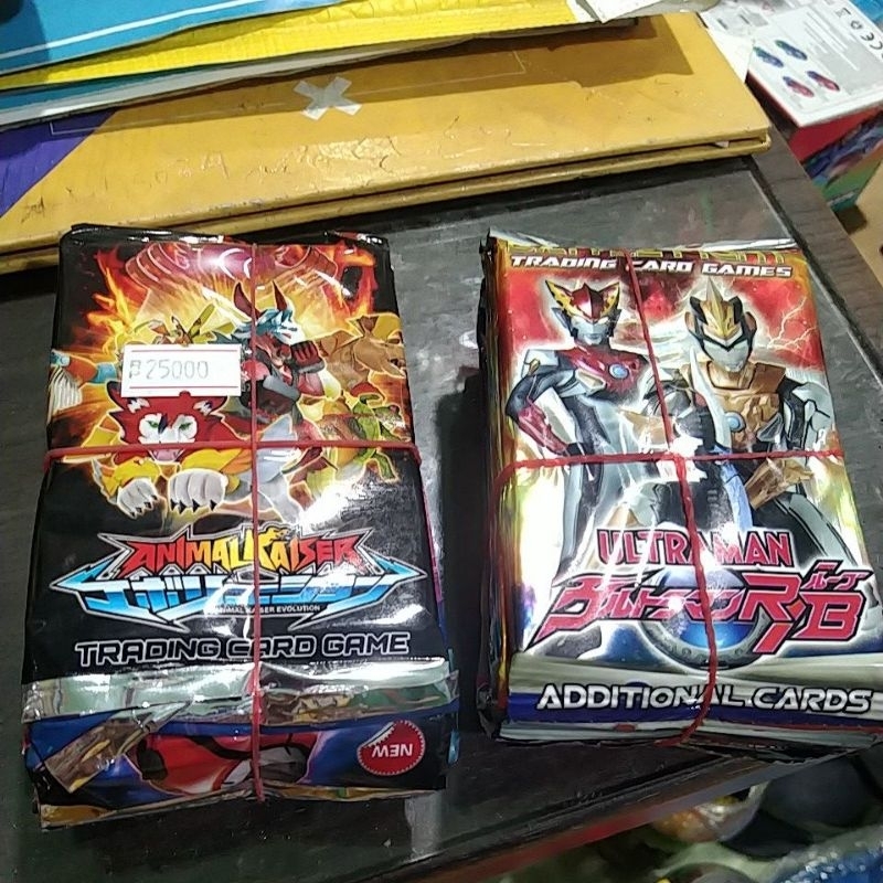 kartu mainan anak kartu animal kaisar dan Ultraman lol