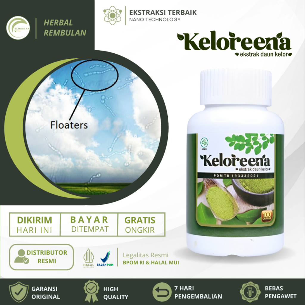 Obat Mata Floaters, Obat Penghilang Floaters, Obat Bintik Melayang Pada Penglihatan, Obat Mata Buram