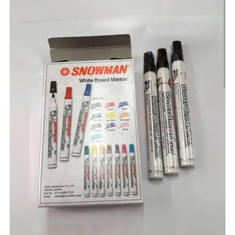 

Spidol snowman white board