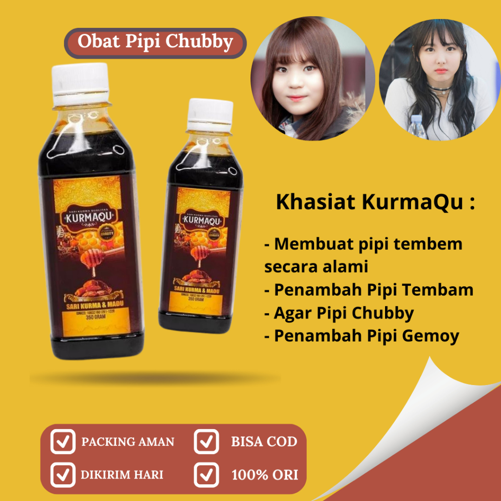 

Madu Agar Pipi Chubby, Madu Penggemuk Pipi, Madu Agar Pipi Tembem, Vitamin Pipi Chubby KurmaQu