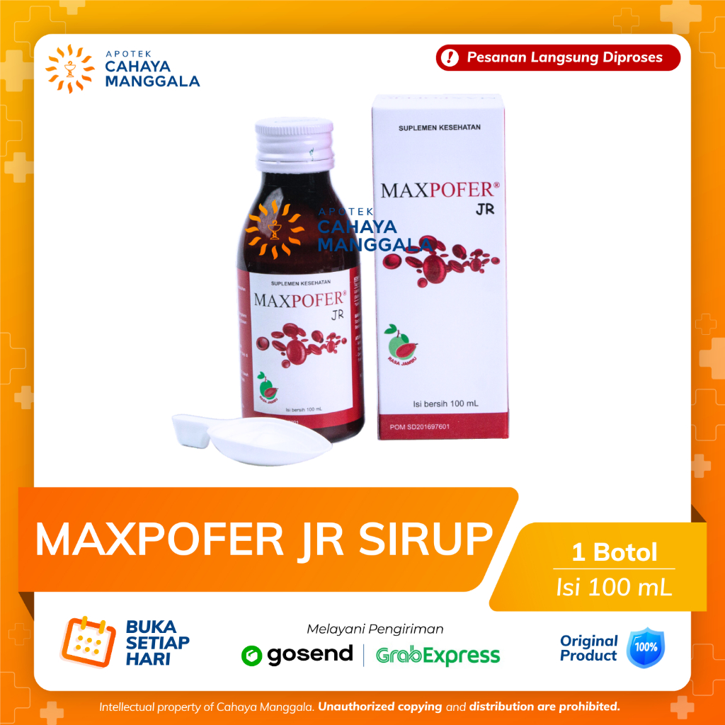 MAXPOFER JR SIRUP 100 ML