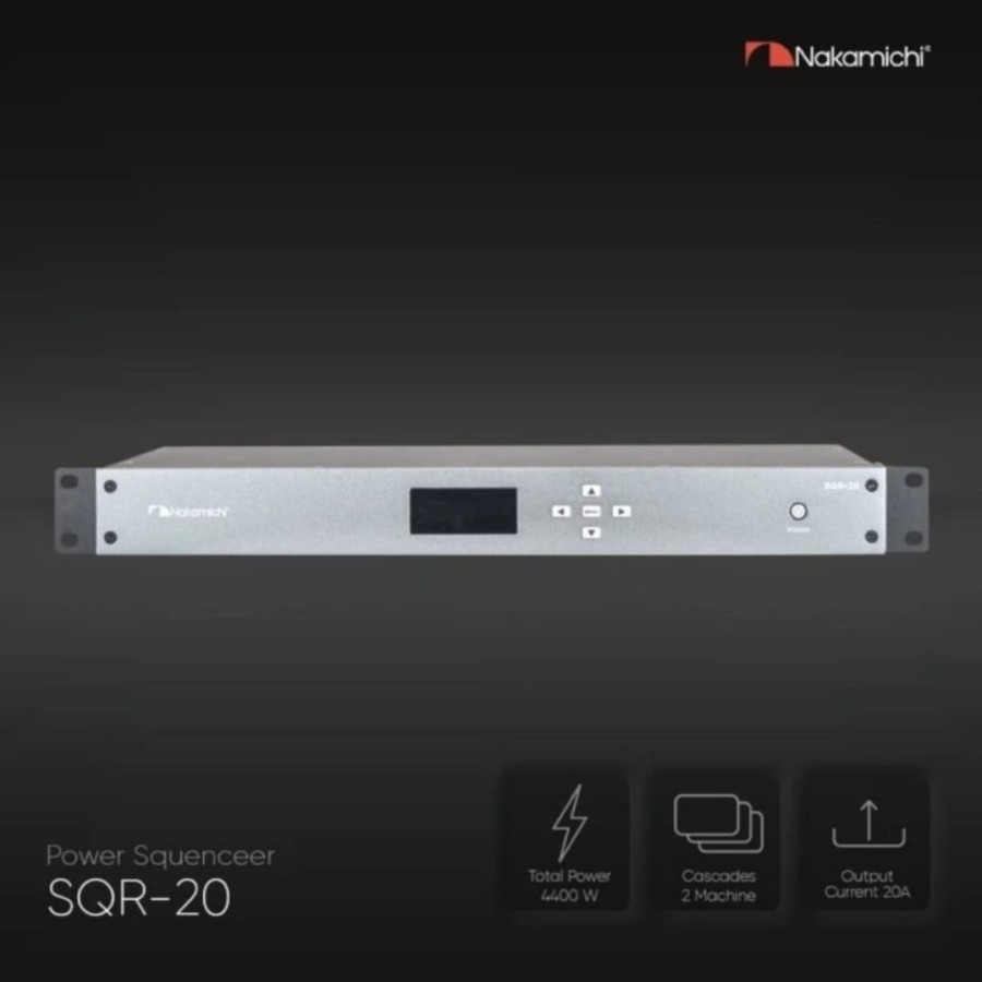 Power Sequencer Nakamichi SQR 20 Original Squencer NAKAMICHI SQR20 ORI