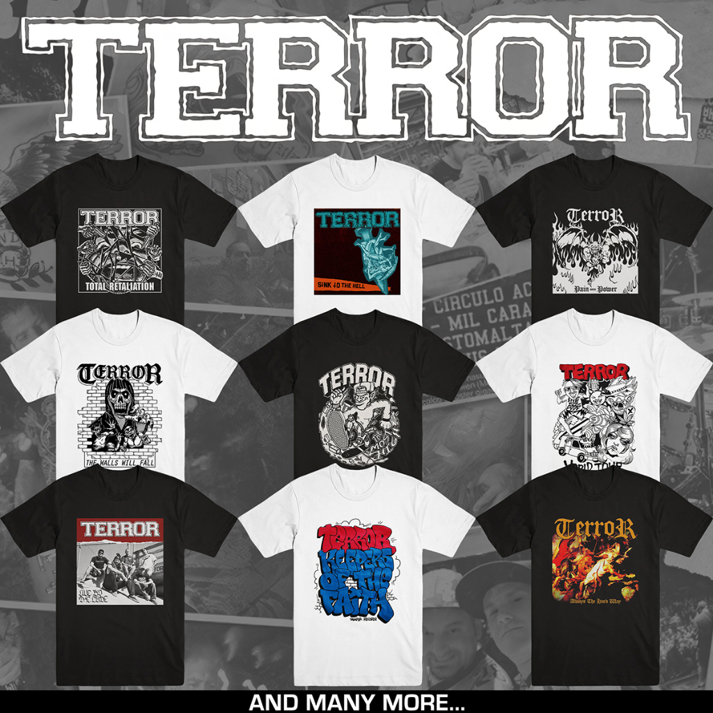 TERROR | T-SHIRT BAND | HARDCORE PUNK | MERCHANDISE
