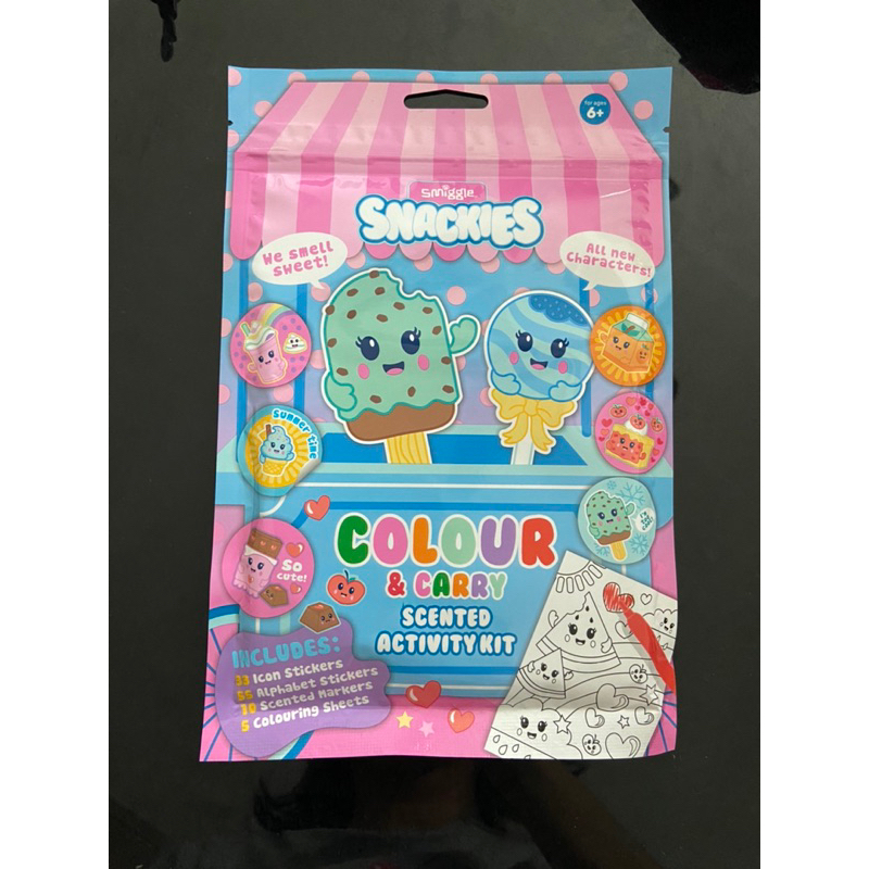 

smiggle girl colour activity kid