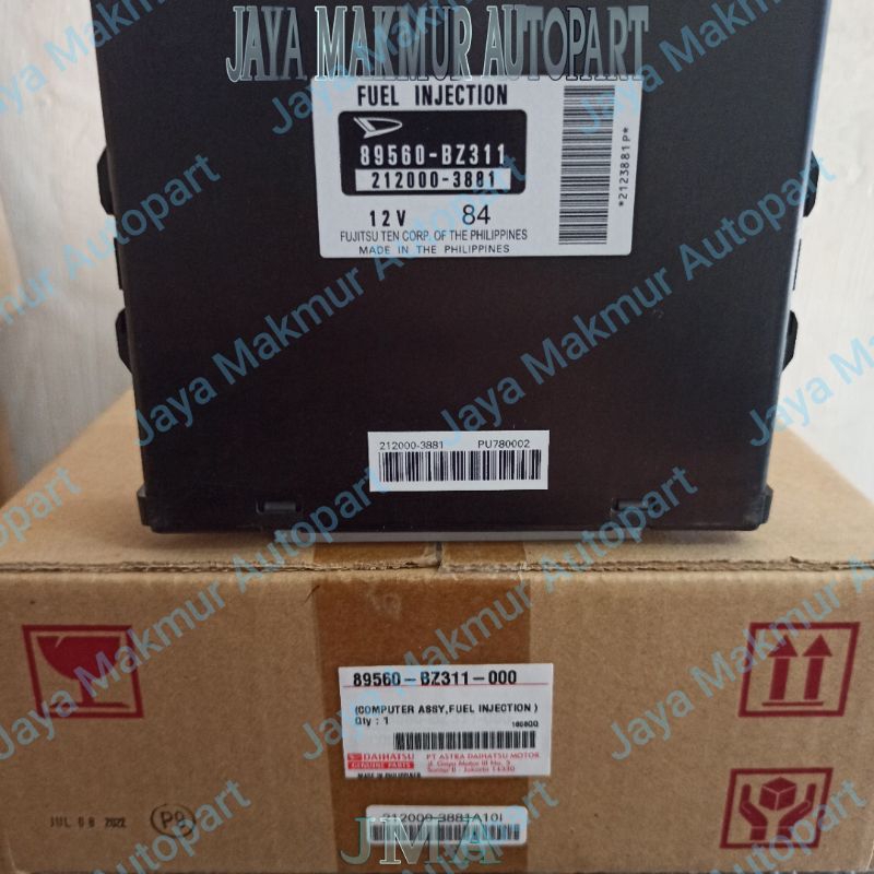 Ecu Komputer Computer Daihatsu Terios 89560-BZ311 Original Asli Resmi